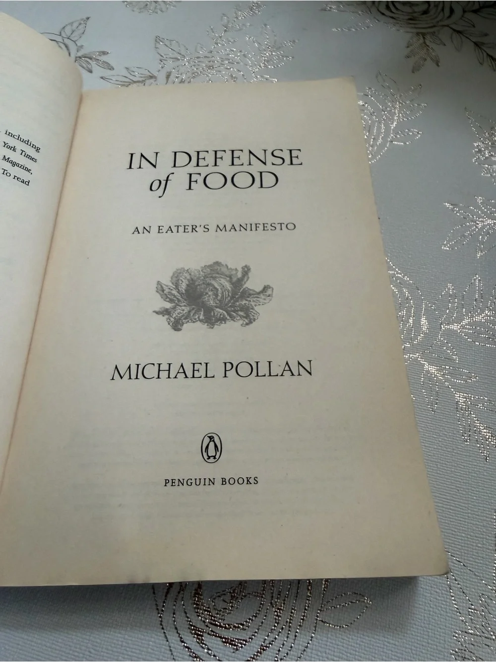 In Defense of Food: An Eater's Manifesto – Michael Pollan – Paperback